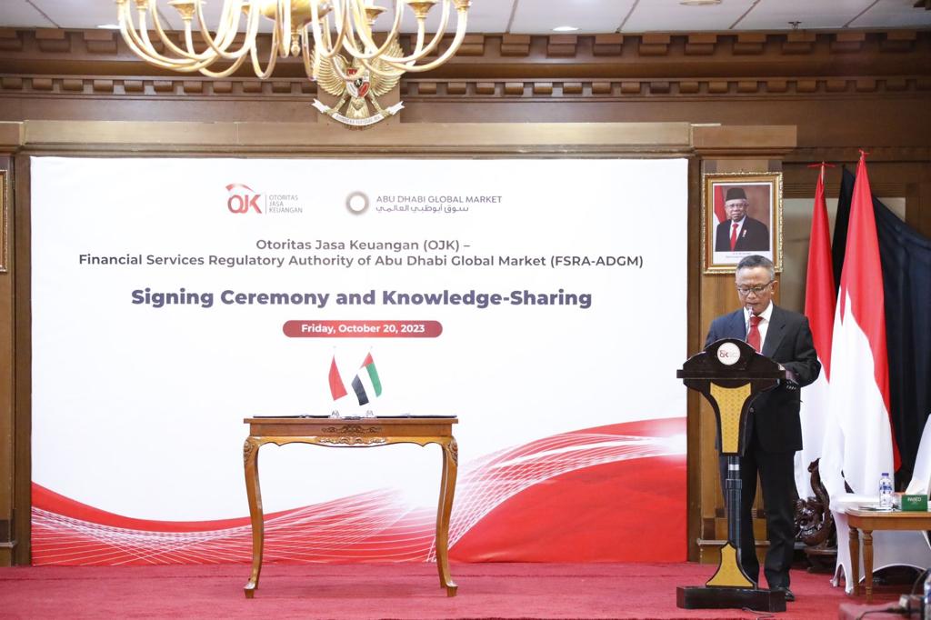 Perkuat Pengembangan Pasar Karbon, OJK Gandeng Abu Dhabi Global Market (FSRA-ADGM)