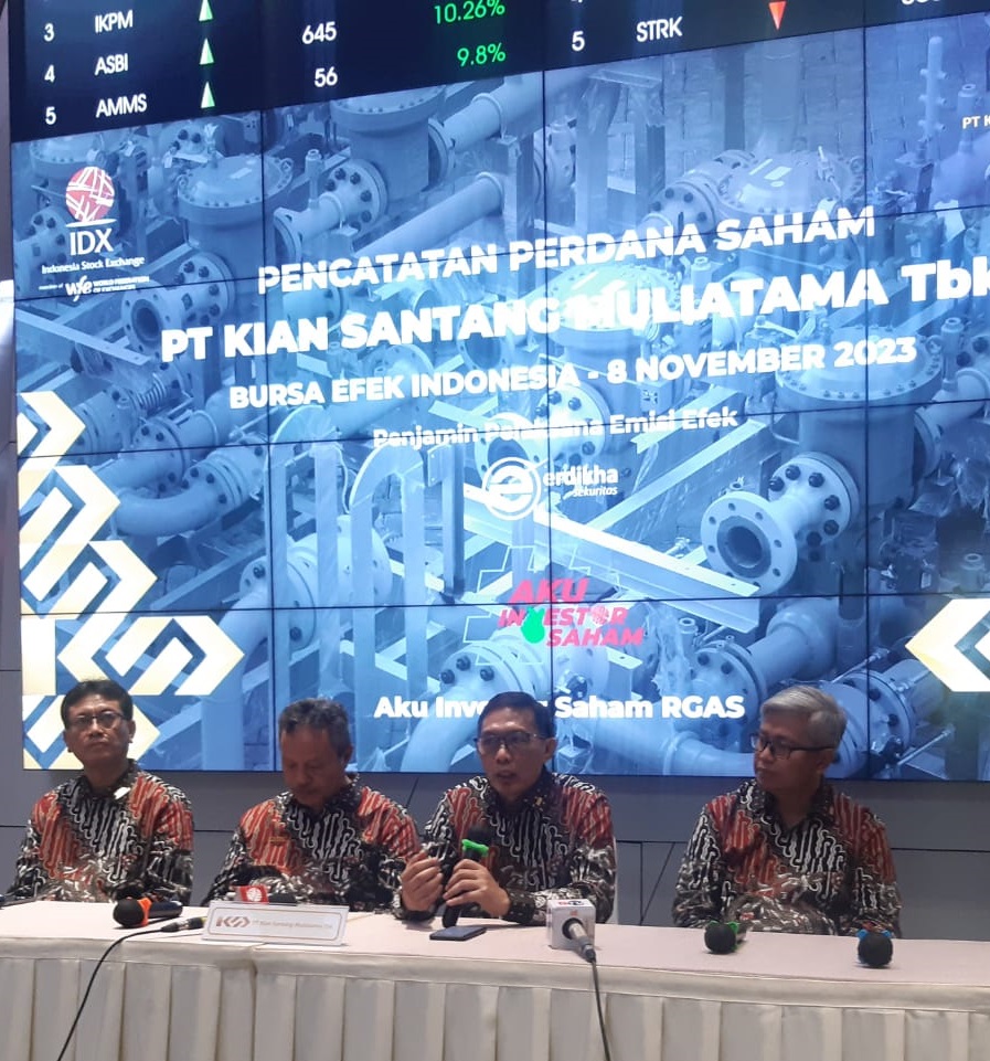 Sahamnya Naik 7 Persen, Emiten Putra Sulung Wapres RI Ke 6 (RGAS) Resmi Melantai