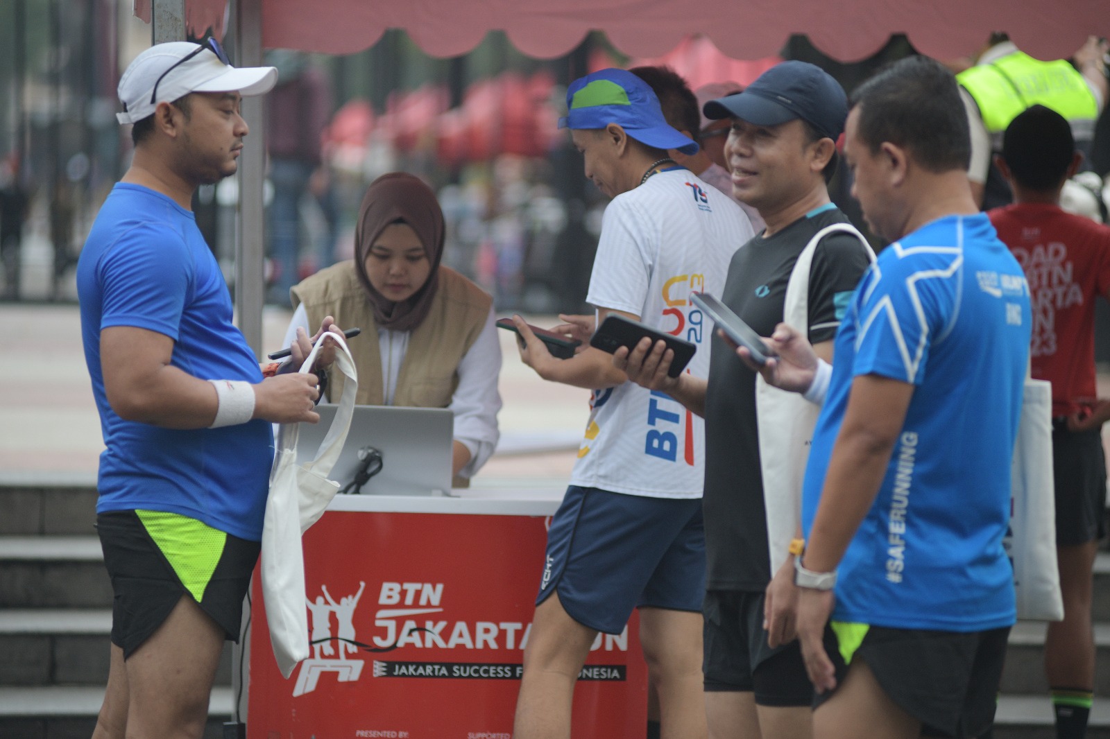 Meriah! Banyak Jajanan Lokal Sambut BTN Jakarta Run 2023
