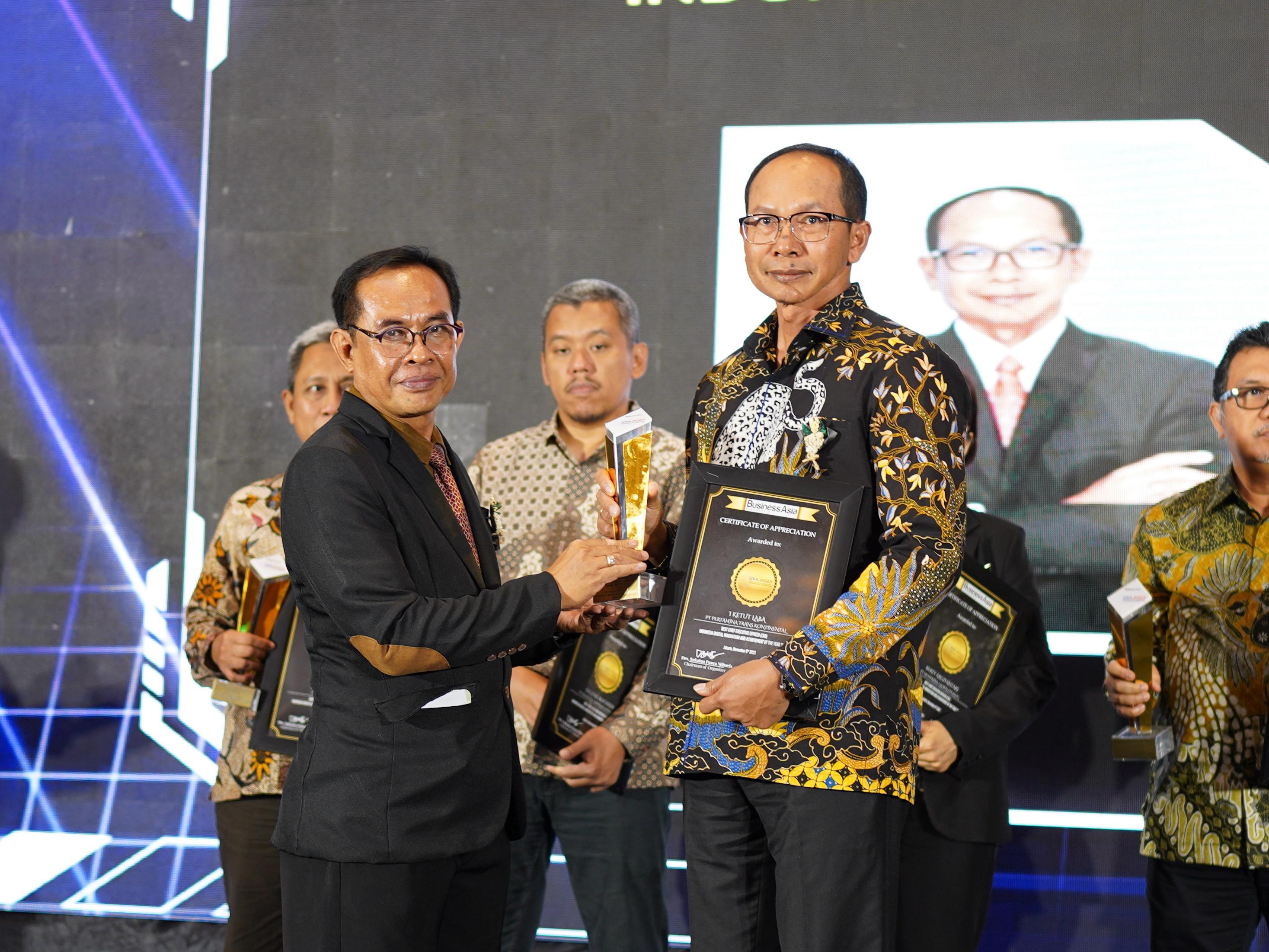Tranformasi Digital Dorong Pertamina Trans Kontinental Raih 3 Penghargaan di IDIA 2023