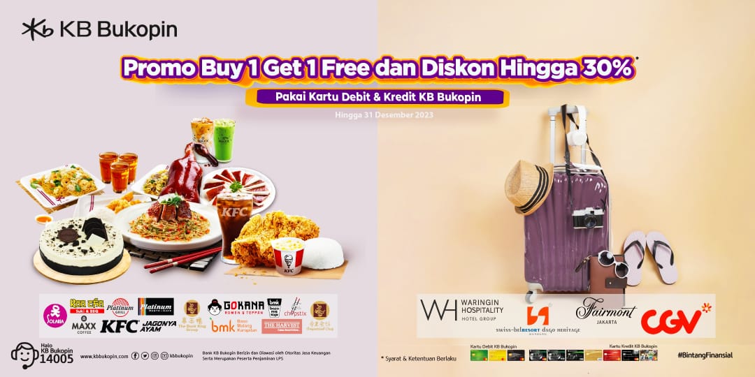 Luncurkan Program Kuliner Seru dan Santai Seru, Bank KB Bukopin Siap Manjakan Nasabah