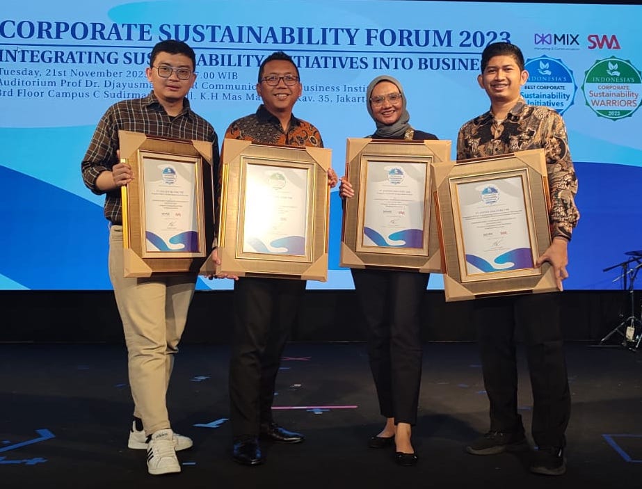 Konsisten Program Berkelanjutan, United Tractors (UNTR) Sabet Penghargaan Ini