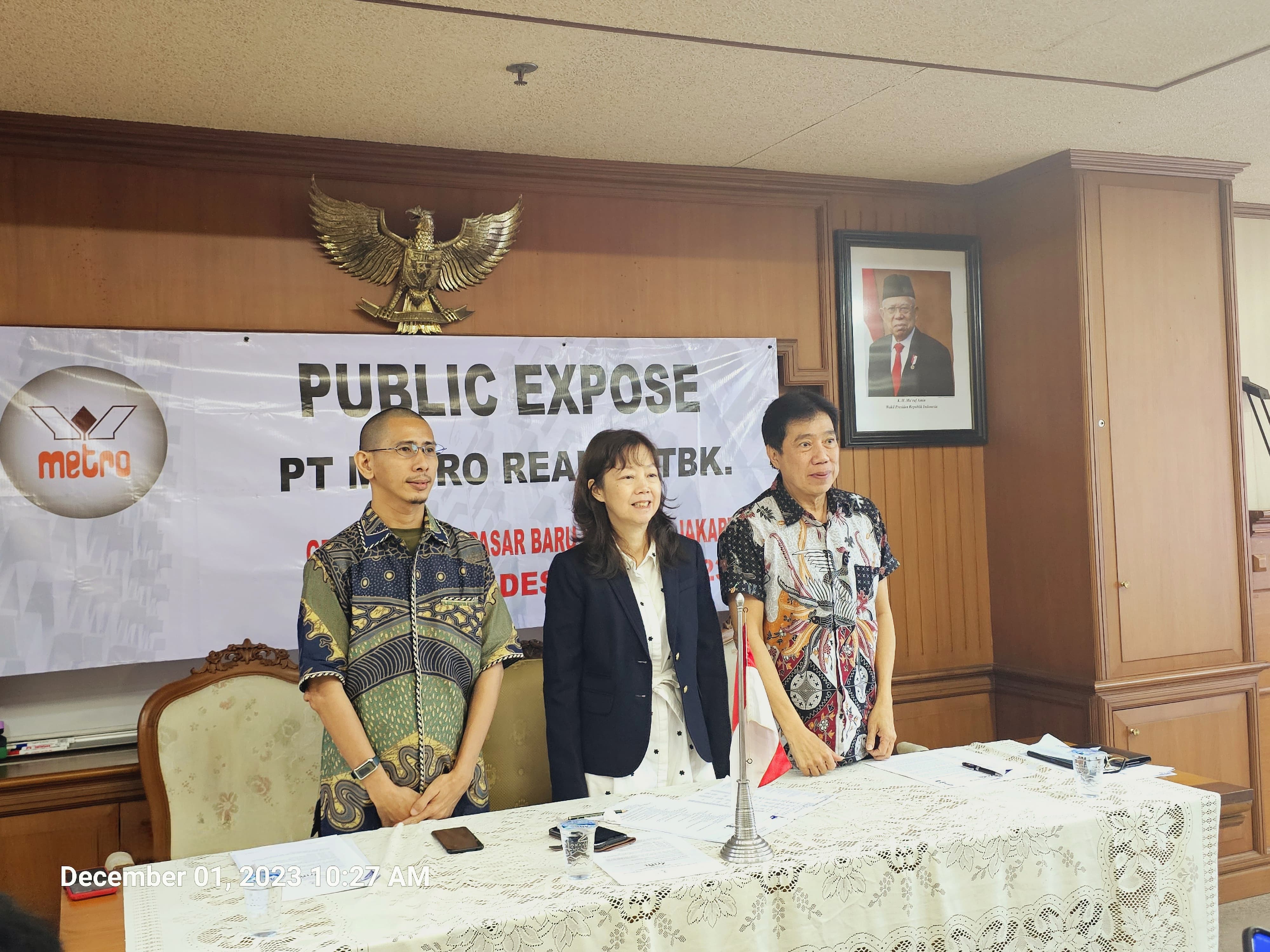 Sport Center Bakal Sokong Pendapatan Metro Realty (MTSM), Capex 2024 Rp3 Miliar
