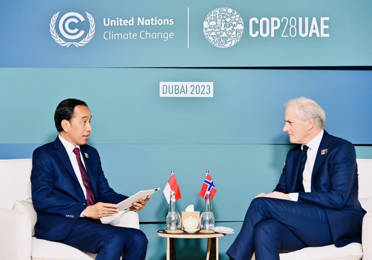 Bertemu di Dubai, Presiden Jokowi Rayu PM Norwegia Investasi di IKN
