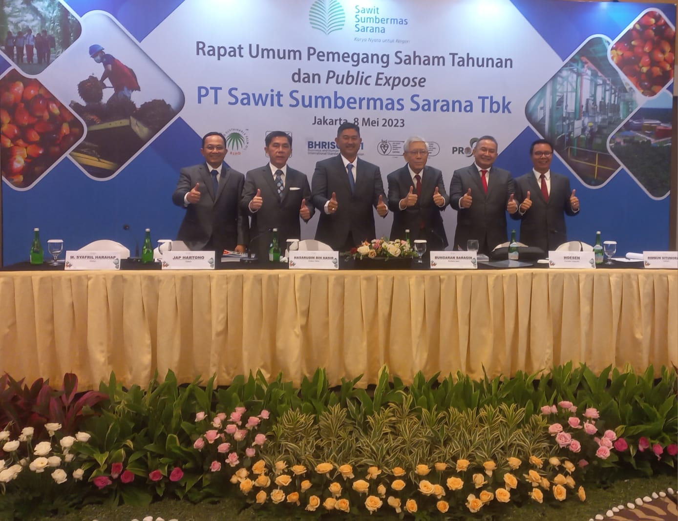 Sawit Sumbermas Sarana (SSMS) Angkat Lagi Bungaran Saragih Sebagai Komut