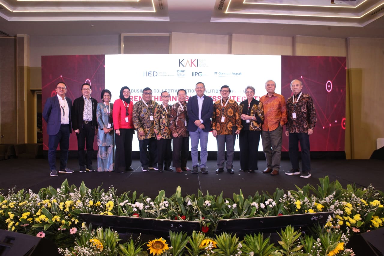 Koalisi Anti Korupsi Indonesia (KAKI) mengajak perusahaan bergabung dalam koalisi dan menerapkan sertifikasi sistem kepatuhan antisuap. dok. KAKI. KAKI dalam KPK Integrity Expo, Saatnya Bisnis di Indonesia Bebas dari Korupsi
