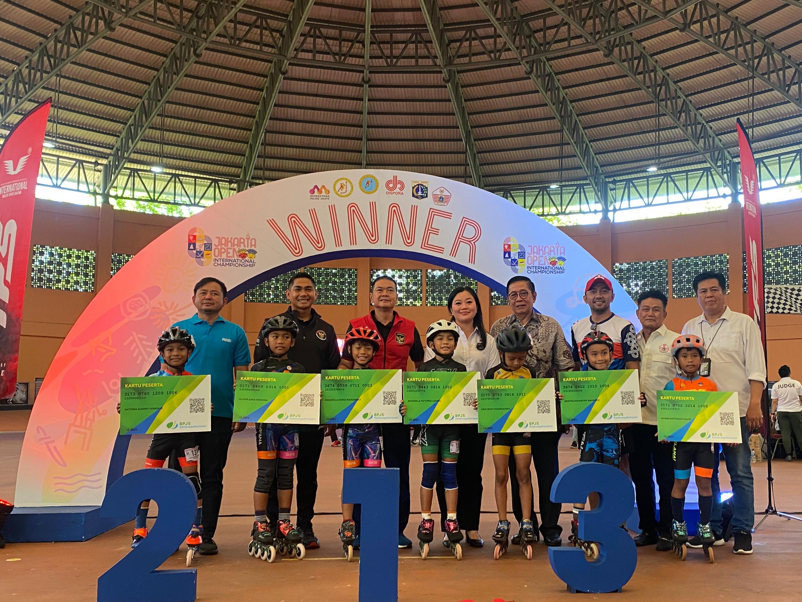 BPJS Ketenagakerjaan Lindungi Atlet Sepatu Roda di Ajang Internasional