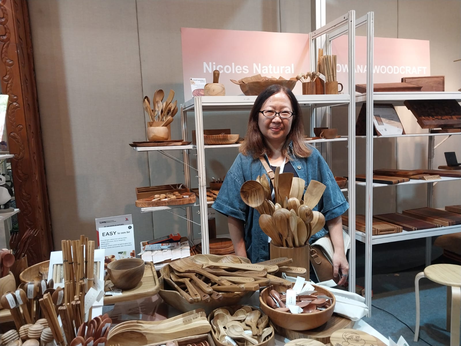 Cathy Alexandra, pendiri Nicoles Natural. dok. BRI. Peserta UMKM EXPO(RT) BRILIANPRENEUR 2023 Ini Cari Cuan dari Trend Go Green