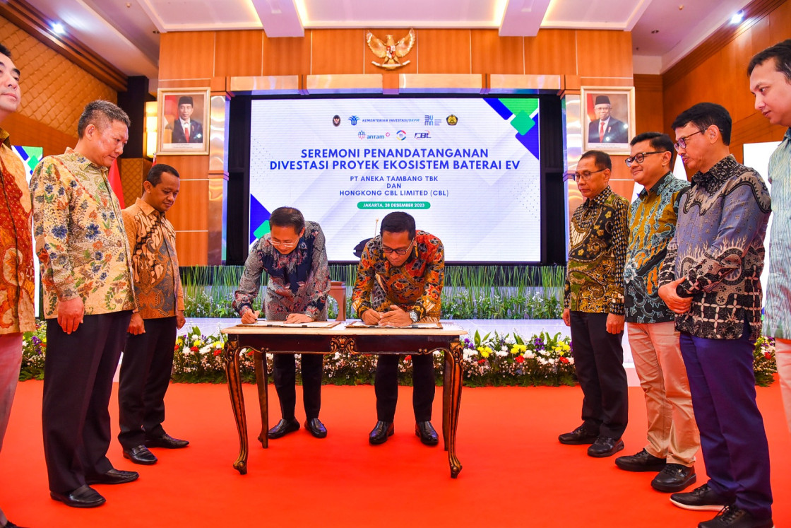 Antam - Hongkong CBL - IBC Teken Kerja Sama Pembuatan Baterai Lithium