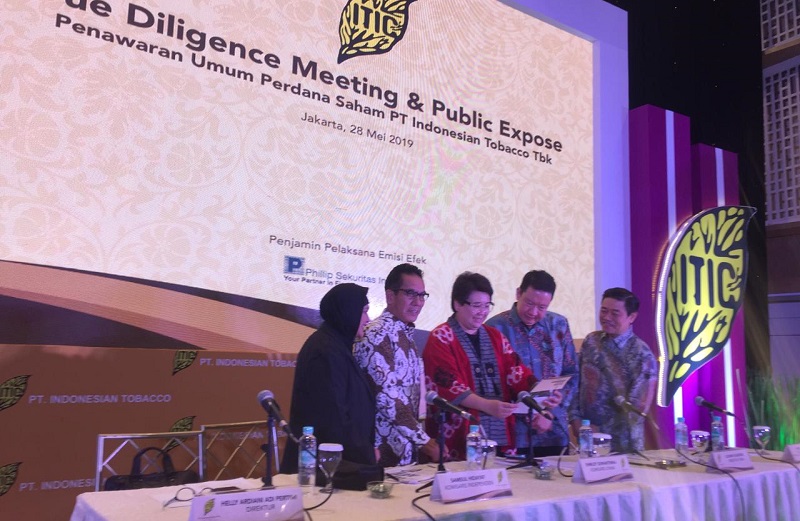 Direktur Utama Borong 1,02 Juta saham Indonesian Tobacco (ITIC) Rp301 per Lembar