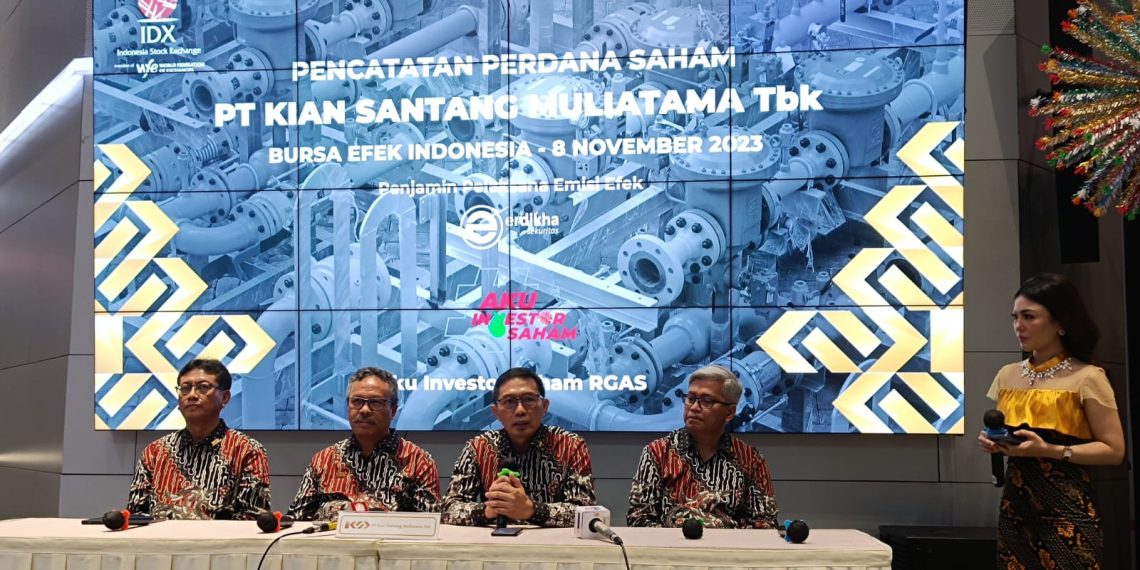 Realisasi Dana IPO Kian Santang (RGAS) Sentuh Rp30,11 Miliar, Ini Rinciannya