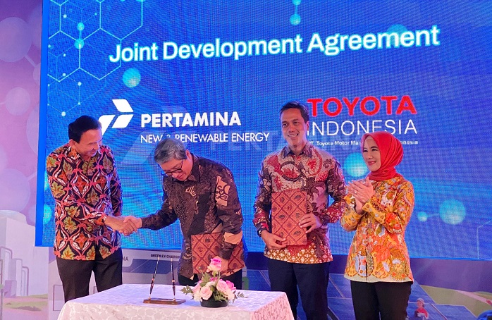 Pertamina Gandeng Toyota Kembangkan Bahan Bakar Hidrogen untuk Transportasi