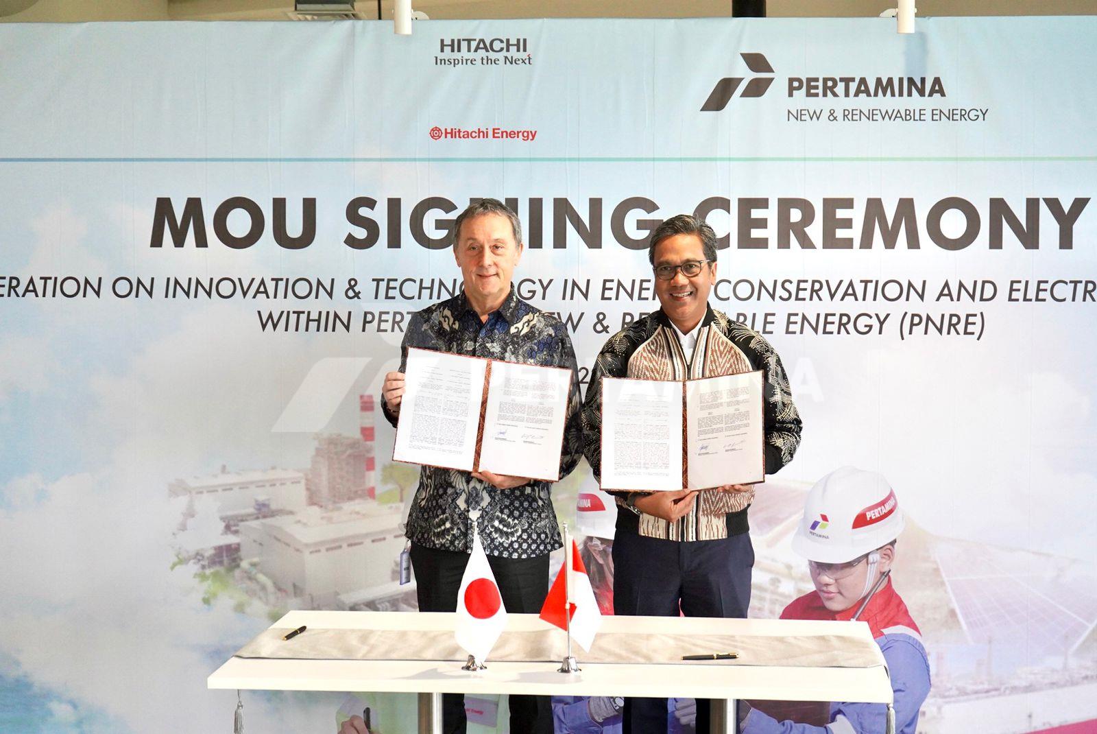 Pertamina NRE Kembangkan Teknologi Konversi Energi bersama Hitachi Energy