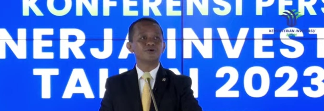 Menteri Investasi Bahlil Lahadalia. dok. Youtube BKPM. Pajak Hiburan Naik 40-75 Persen, Feeling Menteri Bahlil akan Ganggu Iklim Investasi