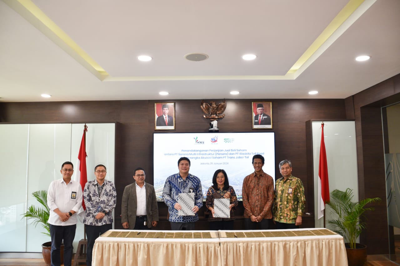SMI Akuisisi  25 Persen Saham Anak Usaha Waskita (WKST) Pengelola Tol Bocimi
