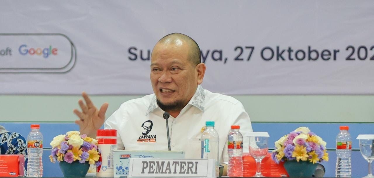 Ketua DPD RI AA LaNyalla Mahmud Mattalitti. dok. DPD RI. Ongkos Logistik ke Eropa Naik 63%, Ketua DPD Nilai Harus Ada Solusi untuk UMKM Ekspor