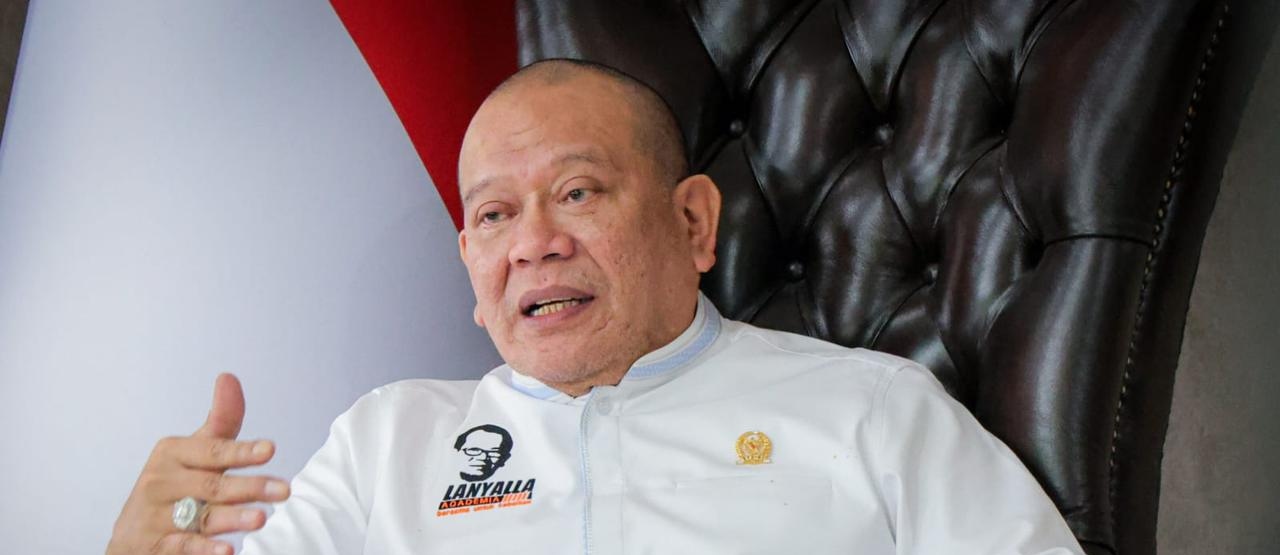 Ketua DPD RI, AA LaNyalla Mahmud Mattalitti. dok. DPD RI. Undang Tiga Capres, DPD RI Uji Visi Hubungan Pusat-Daerah dan Sistem Tata Negara