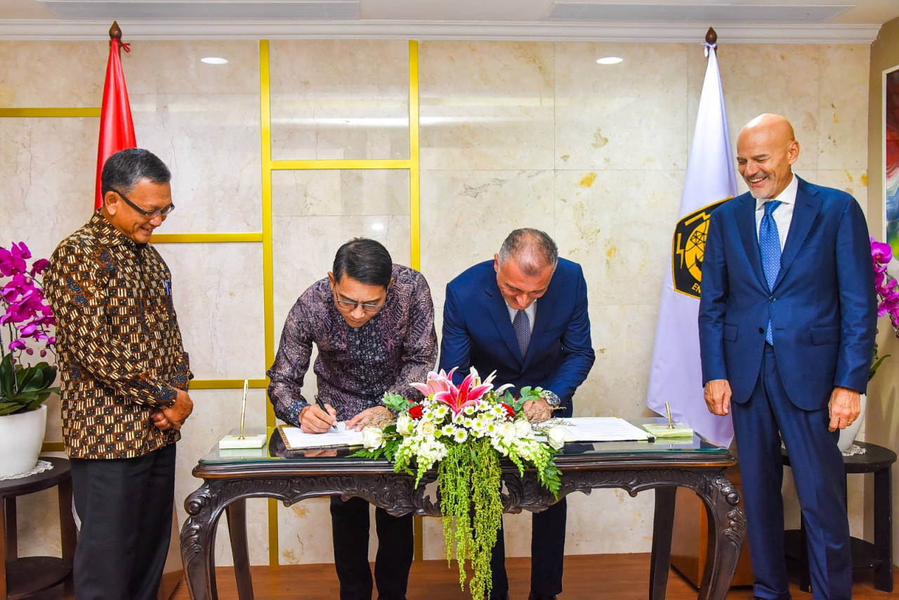 Kementerian ESDM Gandeng ENI Akselerasi Dekarbonisasi di Indonesia