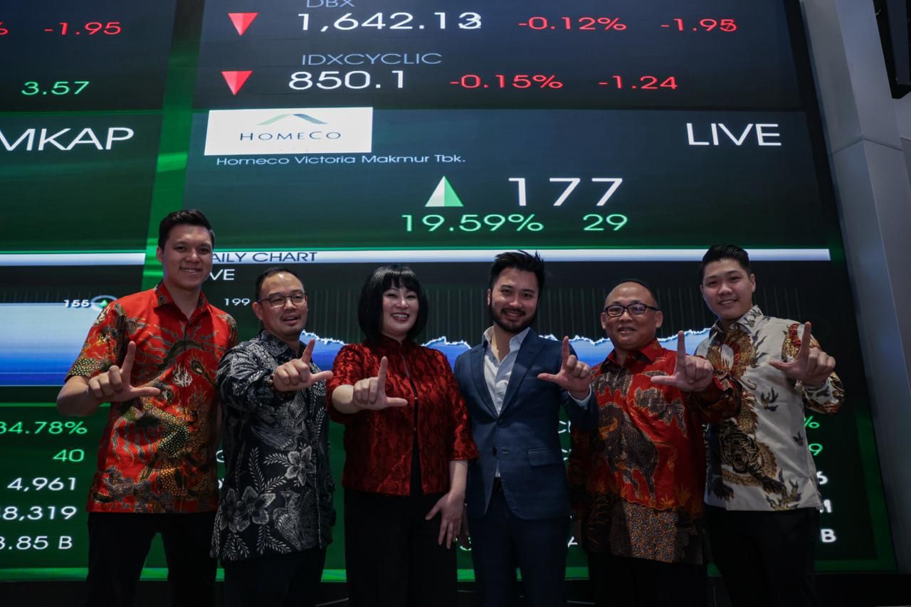 Kinerja Oke, Listing Perdana Homeco Victoria Makmur (LIVE) Jadi Rebutan Investor