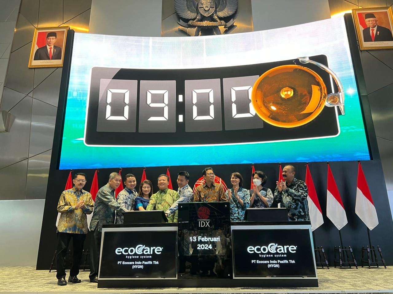 Resmi Melantai, Saham Ecocare (HYGN) Menguat ke Level Rp168 per Lembar