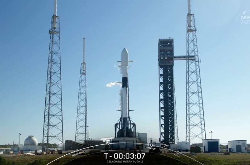 Satelit Merah Putih Dua Telkomsat Meluncur dari Florida