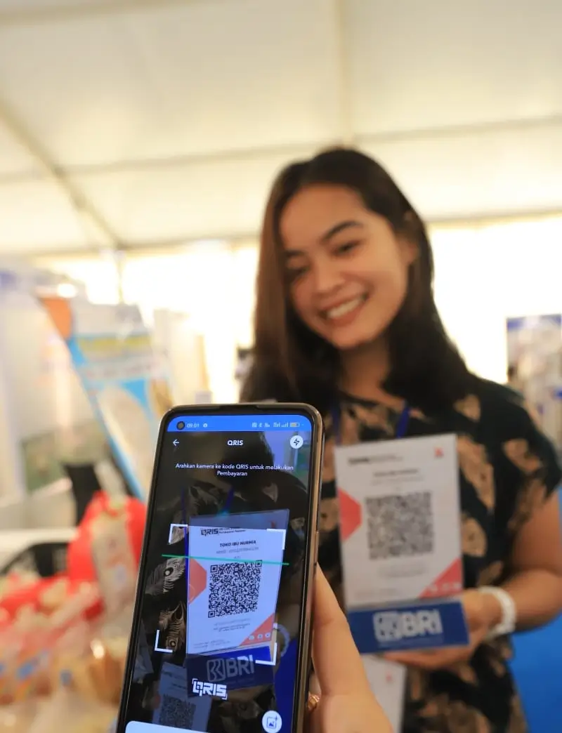 BRI Ungkap Transaksi Merchant QRIS 2023 Melesat 400 Persen
