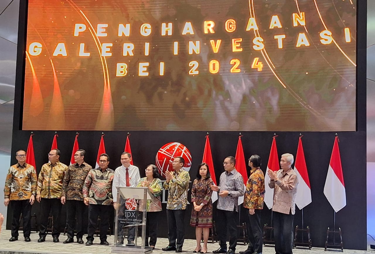 Penyerahan Penghargaan GI BEI Tahun 2024 diselenggarakan secara langsung di Main Hall BEI dan dapat disaksikan pula melalui kanal YouTube Indonesia Stock Exchange pada Rabu (6/3/2024). dok. ist. Penghargaan GI BEI 2024: Komitmen Pasar Modal Bangun Masa Depan