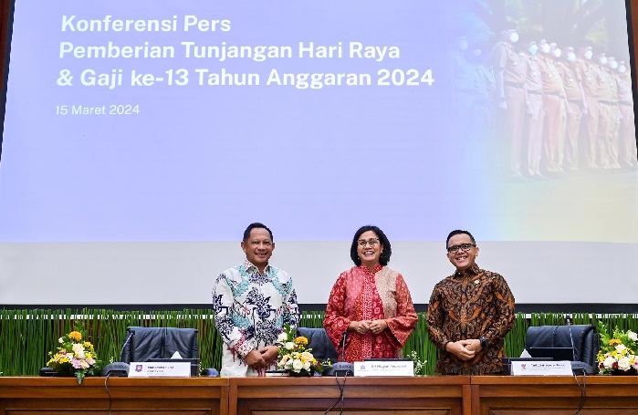 Pemerintah Gelontor Hampir Rp100 Triliun untuk THR dan Gaji ke-13 ASN