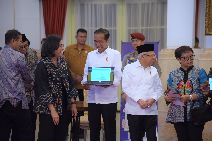 Presiden, Wapres dan Menteri KIB Rame-Rame Lakukan Pelaporan SPT PPh
