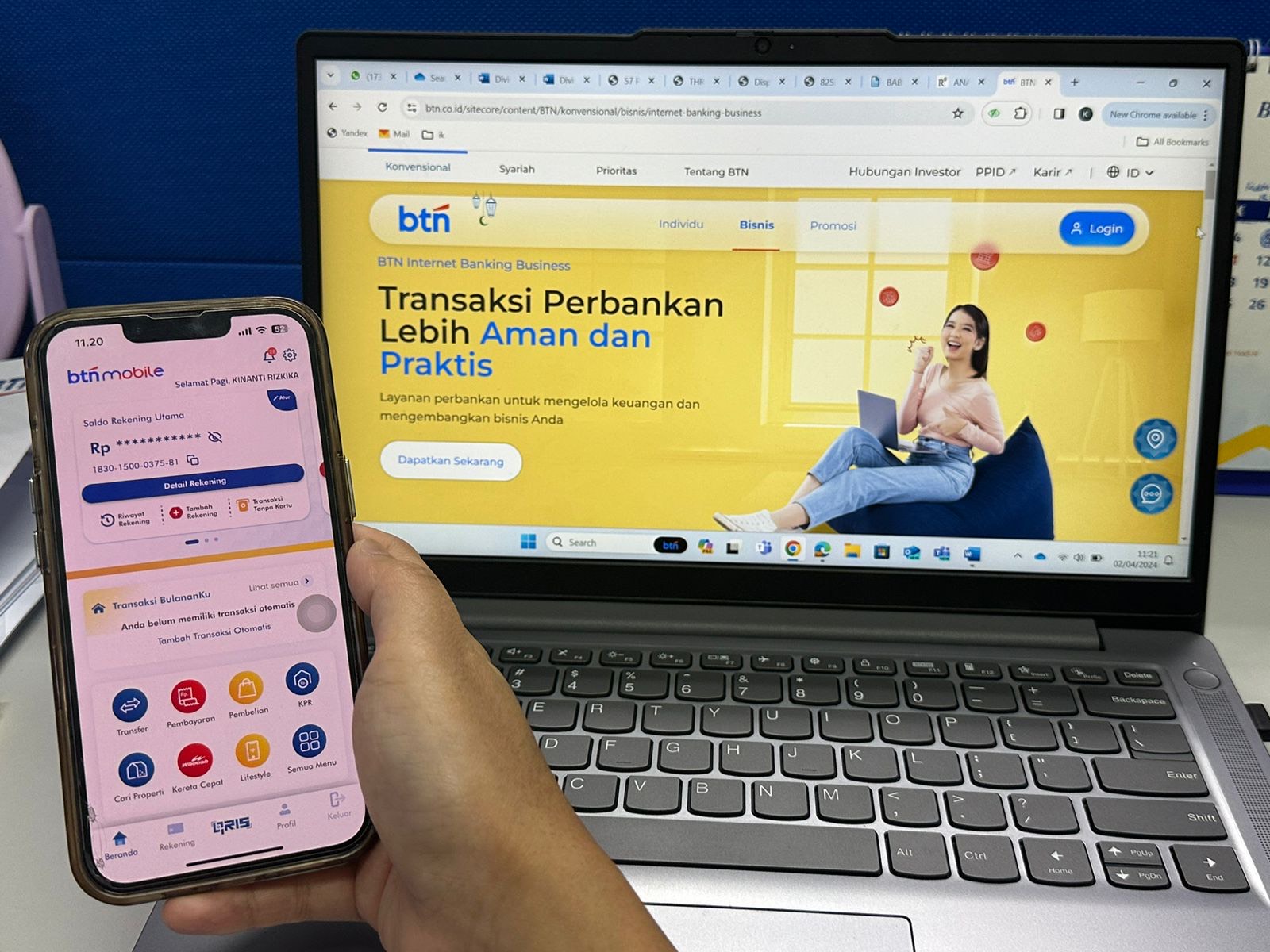 Gaet Pebisnis Muda, BTN (BBTN) Sajikan Internet Banking Business