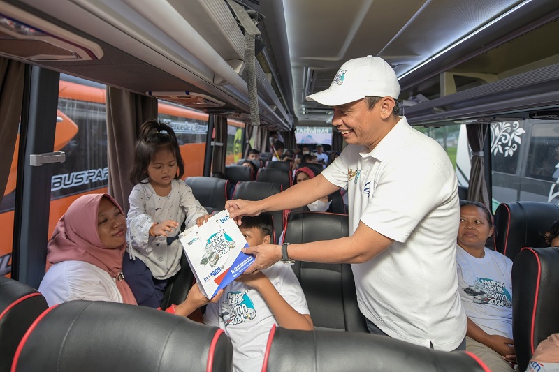BTN Lepas Ribuan Pemudik Gratis