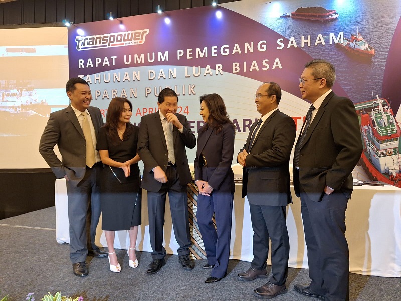 Manajemen TPMA ketika menggelar RUPS di Jakarta. Trans Power (TPMA) Sebar Dividen Jadi Rp75 per Lembar, Cek Jadwalnya