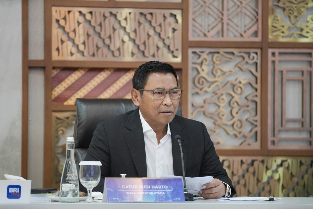 Wakil Direktur Utama BRI, Catur Budi Harto. dok. BRI. Tumbuh Pesat, AgenBRILink Catat Transaksi Rp370 Triliun Kuartal I-2024
