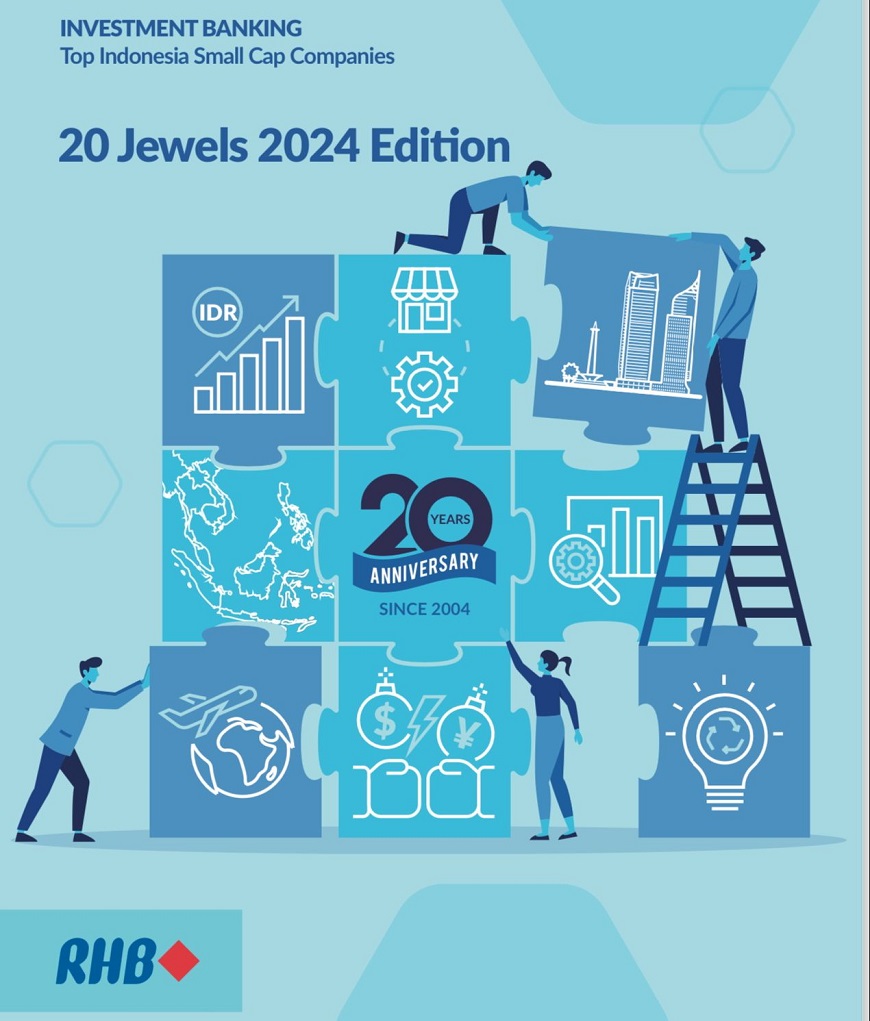 Salah satu produk dari RHB sekuritas RHB Indonesia Small Cap Jewels Book Rayakan Jubileum 20 Edisi ke-14
