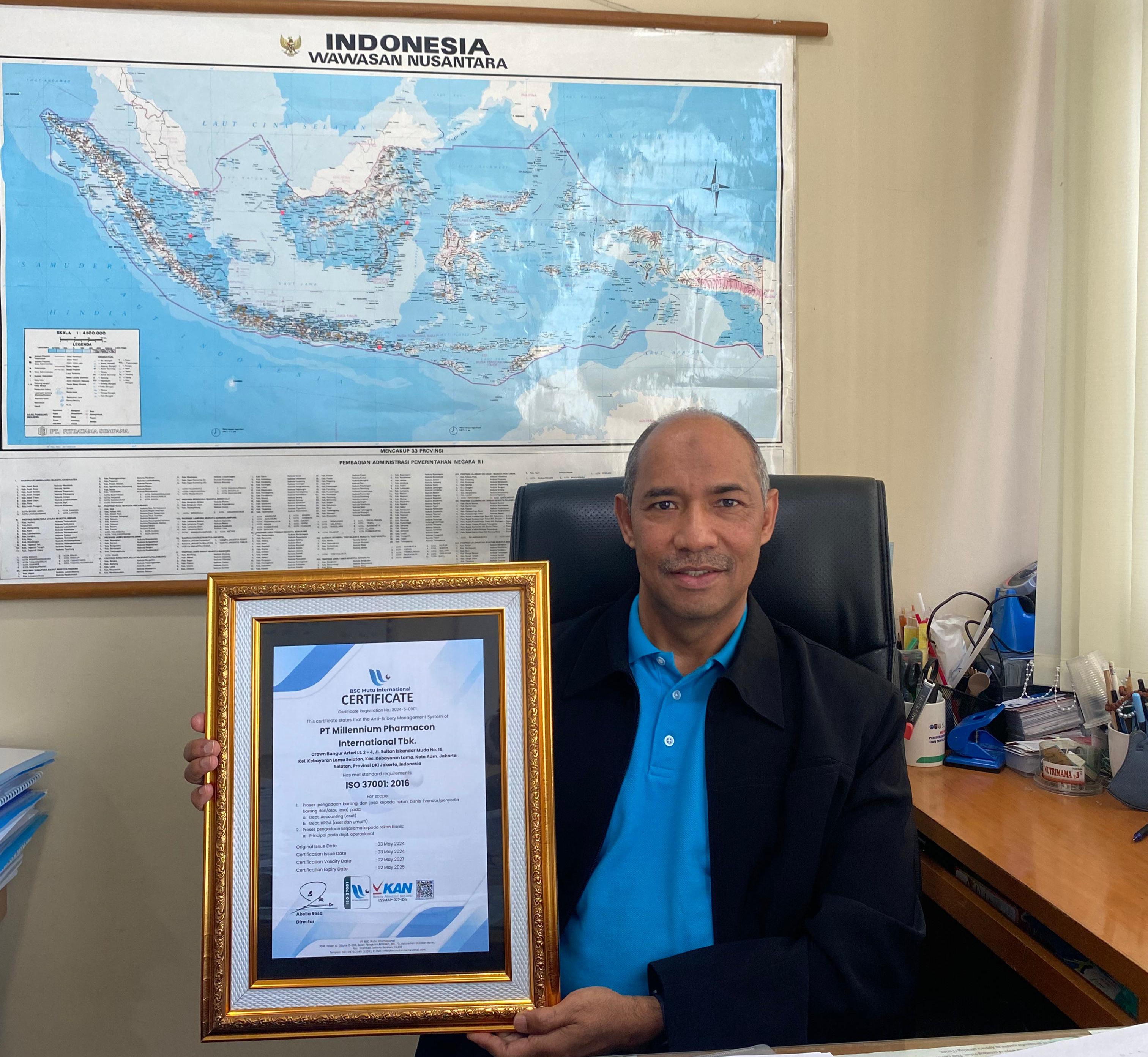 Bukti Komitmen Anti Suap, SDPC Raih Sertifikat SMAP ISO 37001:2016