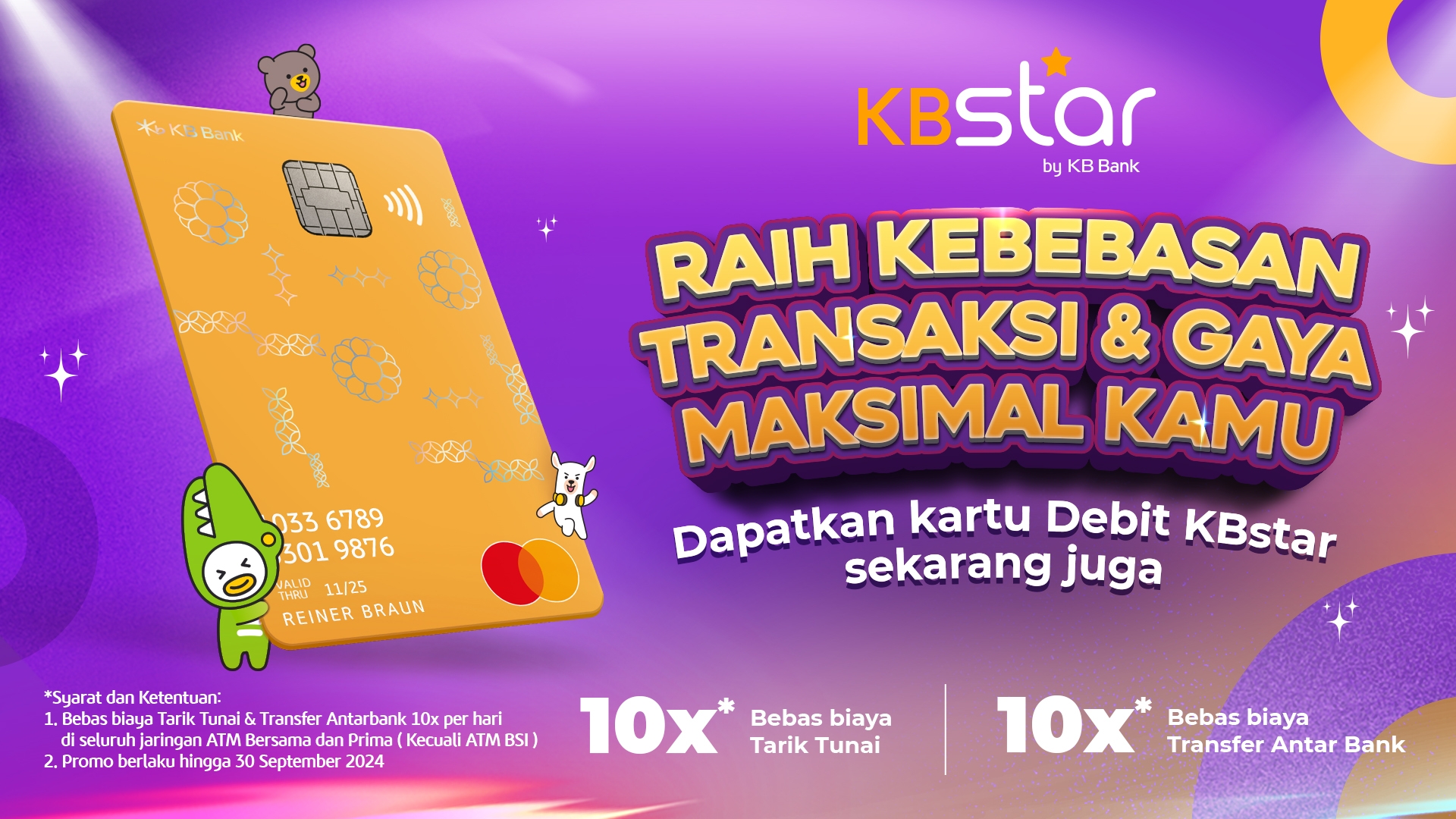 Beri Kemudahan dan Fleksibilitas, KB Bank Luncurkan Kartu Debit KBstar