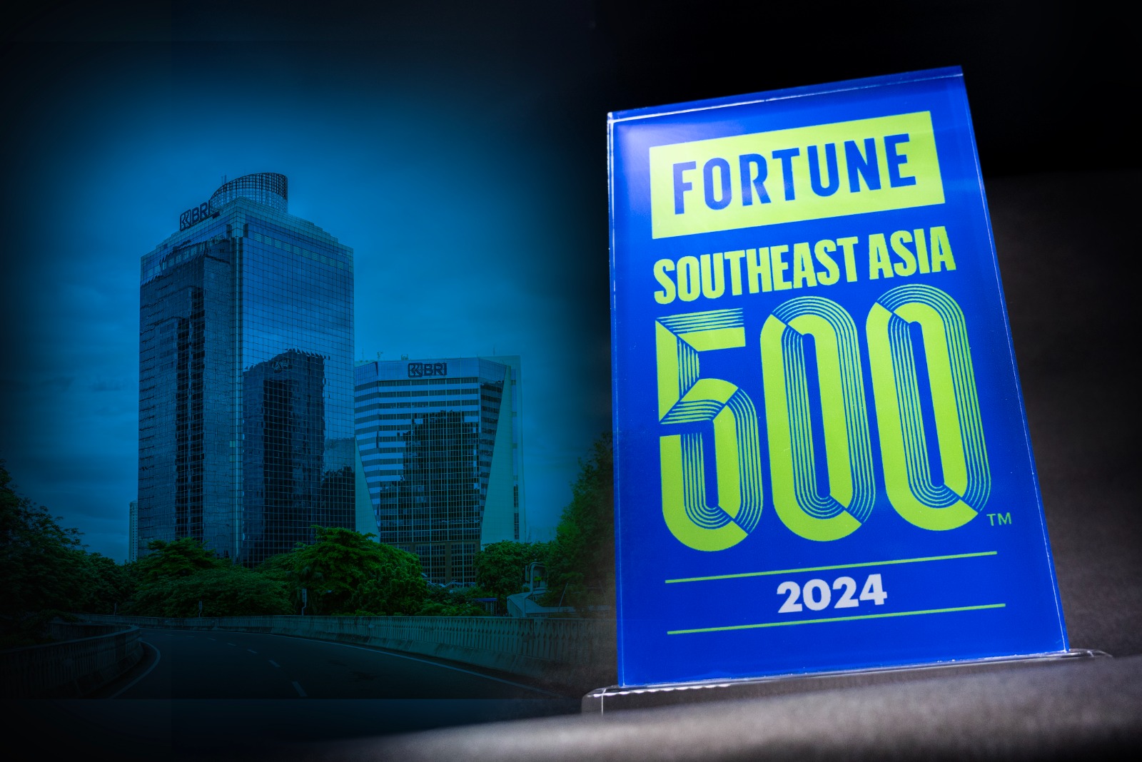 Fortune menobatkan PT Bank Rakyat Indonesia (Persero) Tbk. (BBRI) sebagai institusi keuangan nomor 1 di Indonesia. Media ekonomi terkemuka dunia itu, sekaligus mendudukan bank yang dipimpin Dirut Sunarso itu, peringkat 4 di Asia Tenggara dalam daftar Fortune Southeast Asia 500. dok. BRI. Fortune Southeast Asia 500, BRI Institusi Keuangan No1 di Indonesia