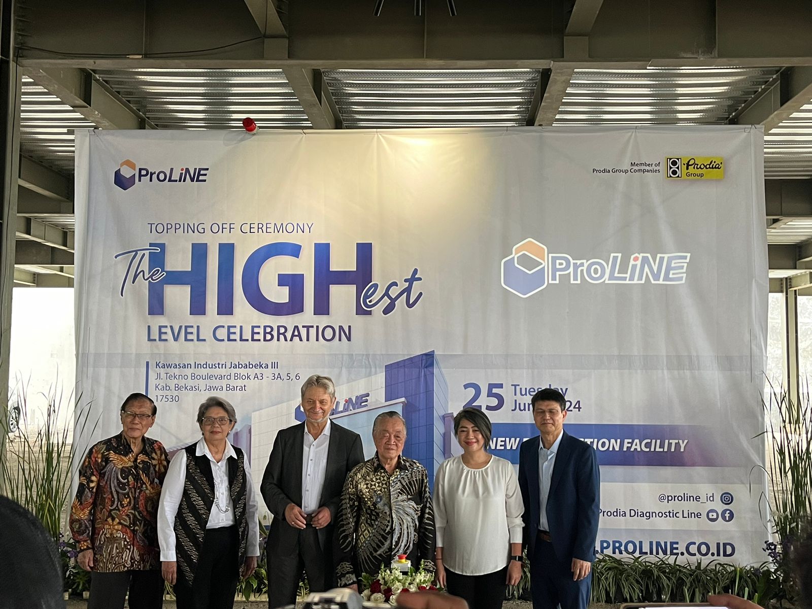 Proline Topping-Off Pabrik di Cikarang Rp140M
