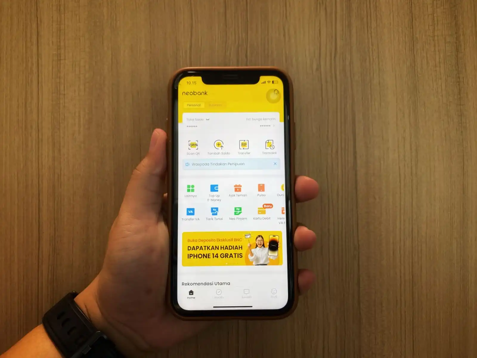Bank Neo (BBYB) Fasilitasi Fitur Donasi dan Investasi Lewat Aplikasi