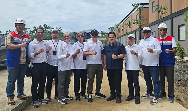 Erick Cek Kesiapan Jaringan Gas Pertamina di IKN
