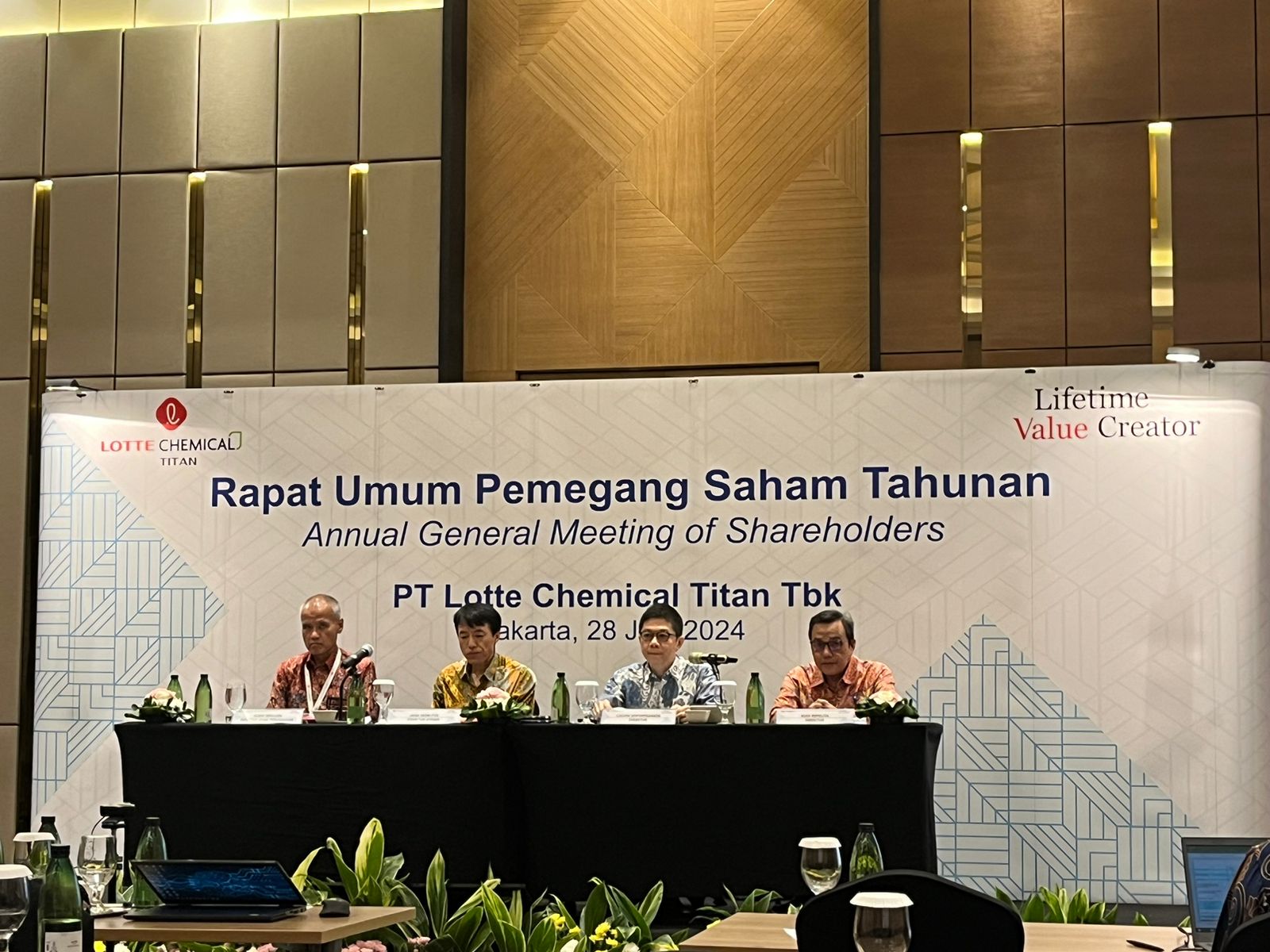 RUPST FPNI, Setujui Penambahan Usaha Lotte Chemical Titan Nusantara