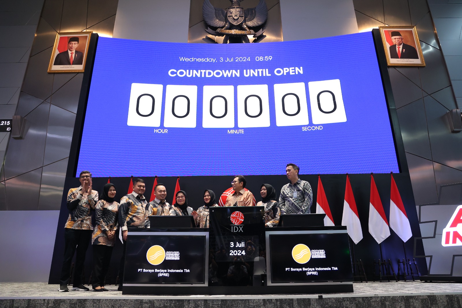 Bos, Lego 20,2 Juta Saham Soraya Berjaya (SPRE) Harga Bawah Pasar