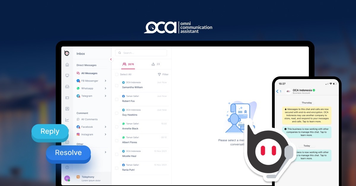 Hadirkan OCA, Telkom dapat Lacak Interaksi PelangganÂ