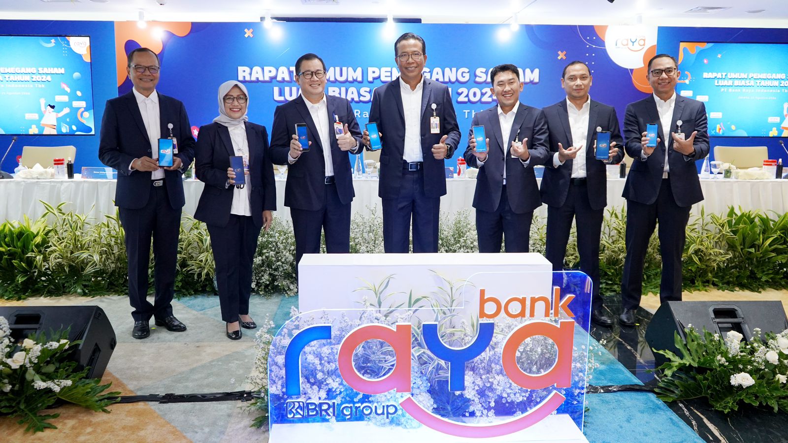 Pengurus Bank Raya (AGRO) usai Menggelar RUPSLB hari Ini Rabu (21/8). Bank Raya (AGRO) Dapat Restu Buyback Saham dan Ganti Komisaris