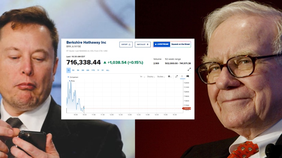 Elon Musk, CEO Tesla sering merayu Pimpinan Berkshire Hathaway, Warren Buffet menjadi investor di perusahaan otomotifnya itu. Dok/Istimewa Alasan Warren Buffet Lebih Memilih BYD Daripada Tesla