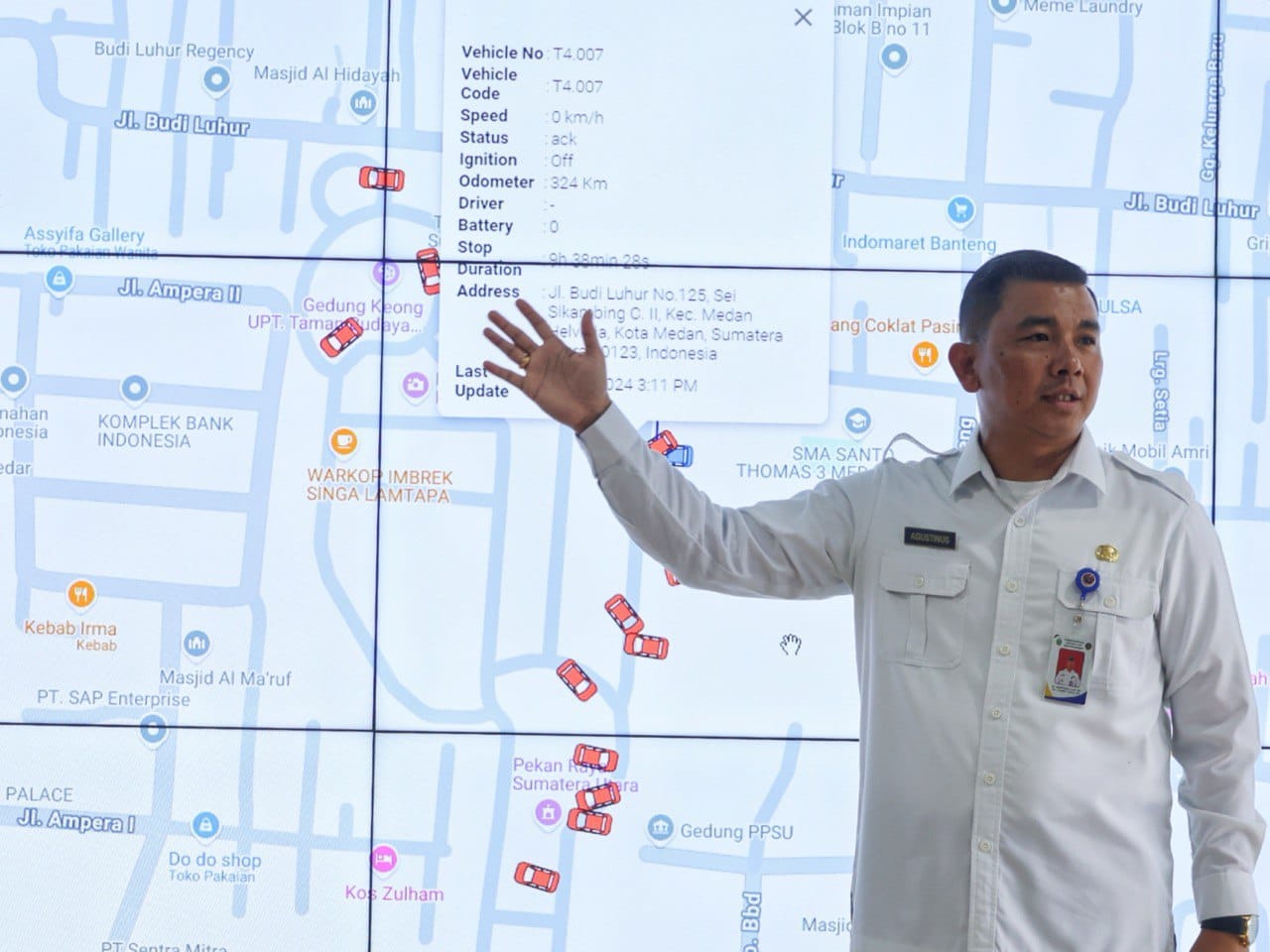 Kadishub Sumatera Utara sekaligus Ketua Bidang Transportasi PB PON XXI tahun 2024, Dr. Agustinus Panjaitan, S.SiT, MT. dok. ist. Sinergi TKDN (TRON), Dukung Kelancaran PON XXI dengan Solusi Teknologi