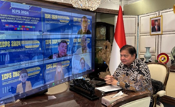 Menko Perekonomian Airlangga Hartarto optimis Indonesia mencapai SDGs pada tahun 2030 Peringkat Naik, Airlangga Optimis Indonesia Capai SDGs pada 2030