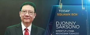 Direktur utama dan pengendali PT Indonesian Tobacco Tbk (ITIC), Djonny Saksono. dok. CNBC Indonesia. Tambah Kepemilikan Sang Pengendali Kini Kuasai 66,73 Persen Saham ITIC