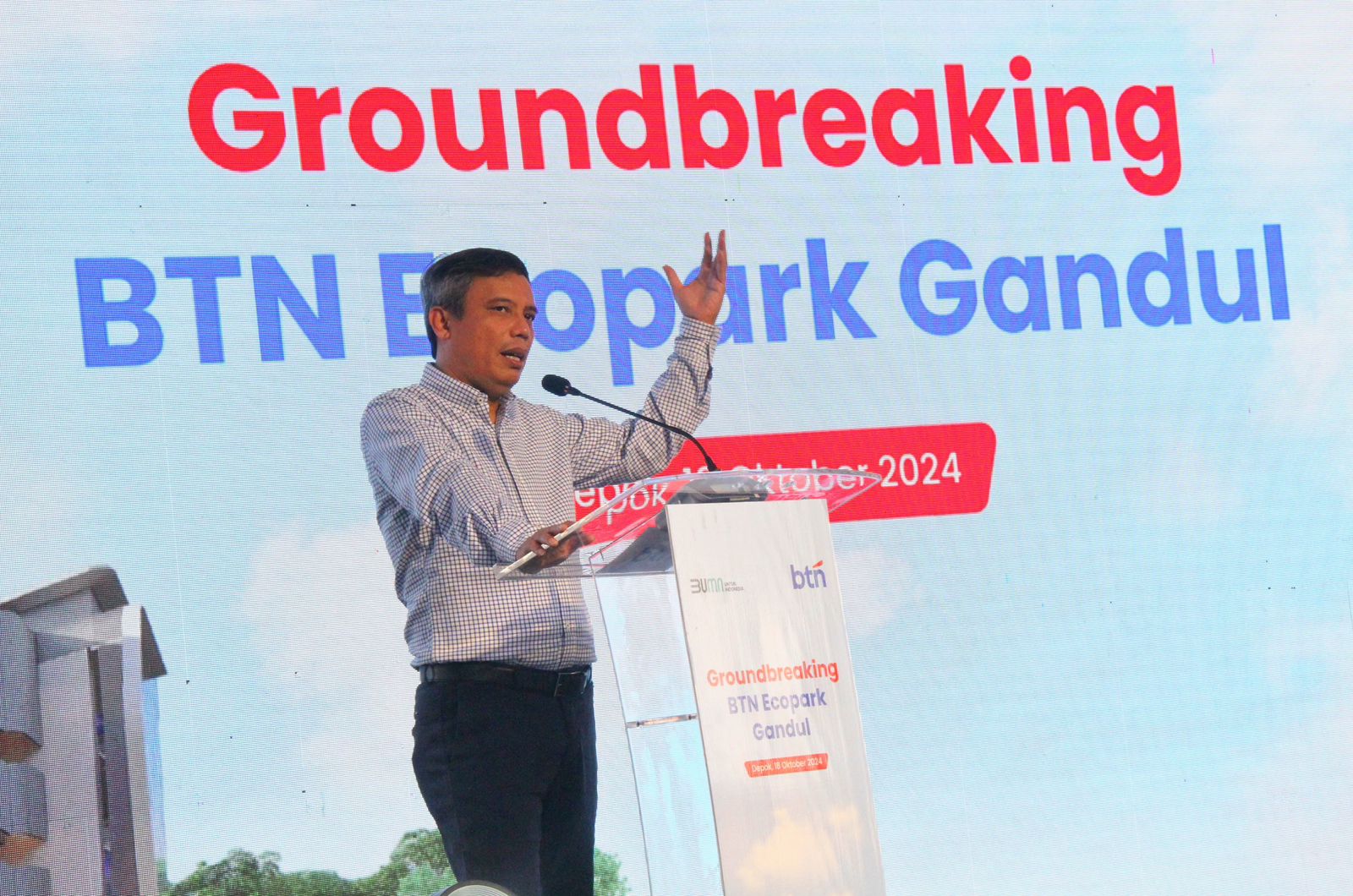 Nixon Napitupulu, Dirut BTN kala menjelaskan pentingnya SDM unggul dalam mendongkrak layanan kepada masyarakat. FOTO - ISTIMEWA Maksimalkan Fixed Asset, BTN Bangun Ecopark Gandul, Depok