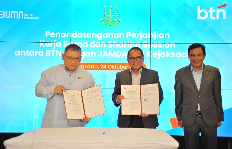 Perkuat GCG, BTN Gandeng Jamdatun Kejaksaan RI